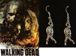 náušnice The Walking Dead (Živí mrtví) Zombie