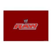 WWE Wrestling vlajka RAW Logo red