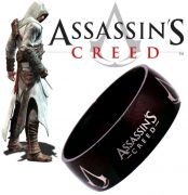černý prsten Assassins Creed ocelový | Velikost 10, Velikost 11, Velikost 7, Velikost 9