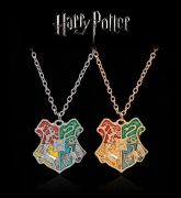 řetízek Harry Potter - Bradavice (Hogwarts) | stříbrný, zlatý