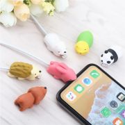 Dekorace na USB kabel zvířátko | hroch, králík, panda, prasátko