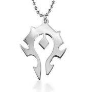 WOW náhrdelník World Of Warcraft  Horde (ocel) | řetízek, šňůrka se zapínáním