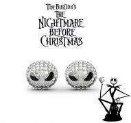 křišťálové náušnice Nightmare Before Christmas Jack Skellington | velké