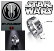 ocelový prsten Star Wars - Jedi