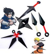 Naruto Kunai Cosplay zbraň | shuriken 1, bílý, červený, Namikaze Minato, meziprstý 3ks
