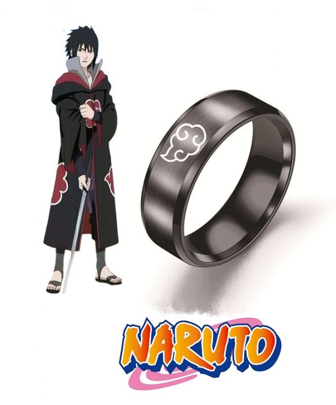 ocelový prsten Naruto Logo Akatsuki