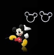 Disney náušnice Mickey Mouse vykrojené