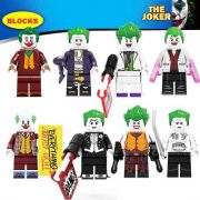 Batman Blocks Bricks Lego figurka Joker | s kartou, s nožem a pistolí, Suicide Squad 2, Suicide Squad 3, v obleku, zdravotní sestřička